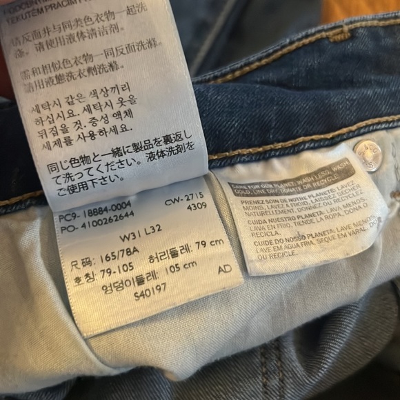 Levi’s 712 Slim Blue Jeans 31 - Picture 13 of 14
